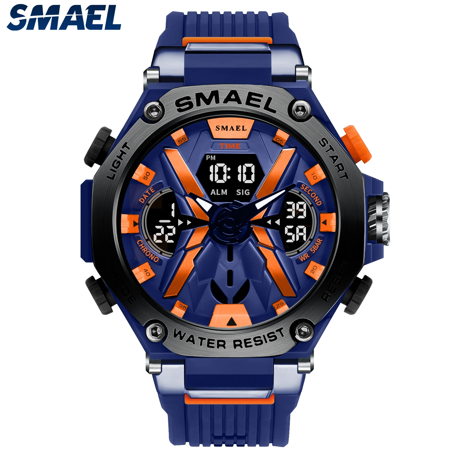 Men Watches Quartz SMAEL Brand Original Wristwatches 50M Waterproof Wristwatch Time Alarm Clock 8087 Sport Watch Military Army
Men Watches Quartz SMAEL Brand Original Wristwatches 50M Waterproof Wristwatch Time Alarm Clock 8087 Sport Watch Military Army
