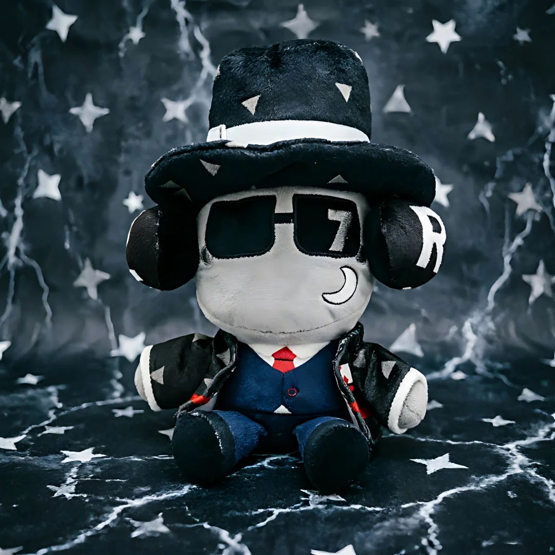 20CM Unique Forsaken Chance Plush Stuffed Animal Doll In Suit And Hat With Sunglasses Soft Grey Toy For Nursery Decor
20CM Unique Forsaken Chance Plush Stuffed Animal Doll In Suit And Hat With Sunglasses Soft Grey Toy For Nursery Decor