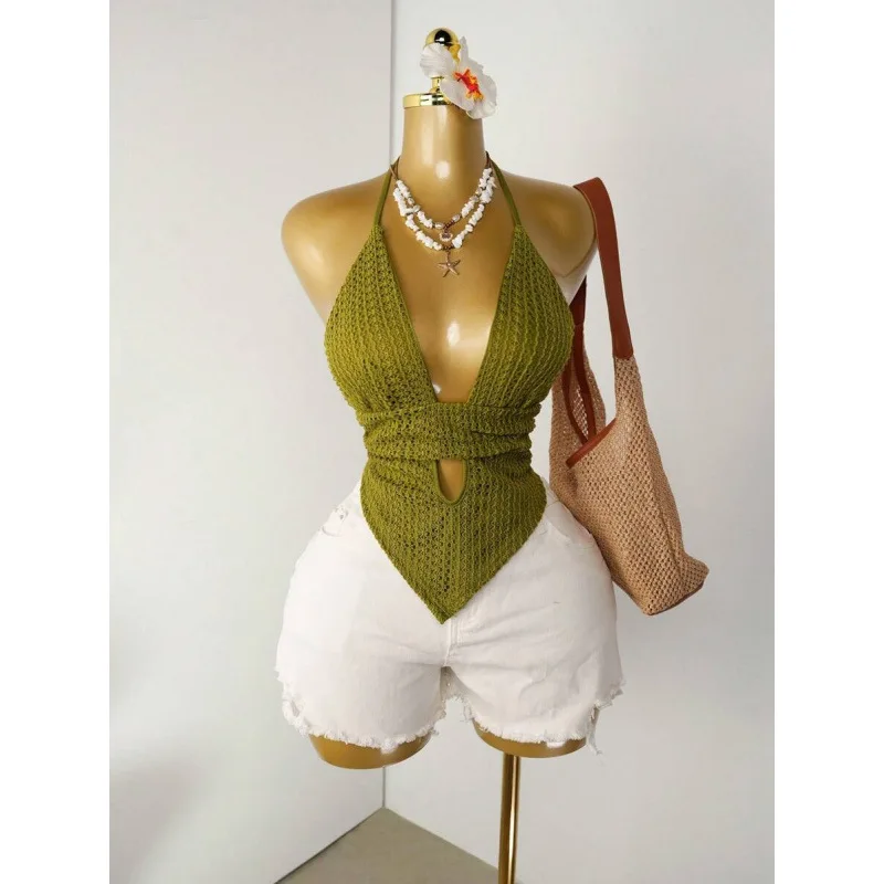 Halter Bow Csole Vest Spicy Girl Strap Cross Neck Women's Tank Top Fashionable Casual Loose Fit Spring Season Other Material
Halter Bow Csole Vest Spicy Girl Strap Cross Neck Women's Tank Top Fashionable Casual Loose Fit Spring Season Other Material
