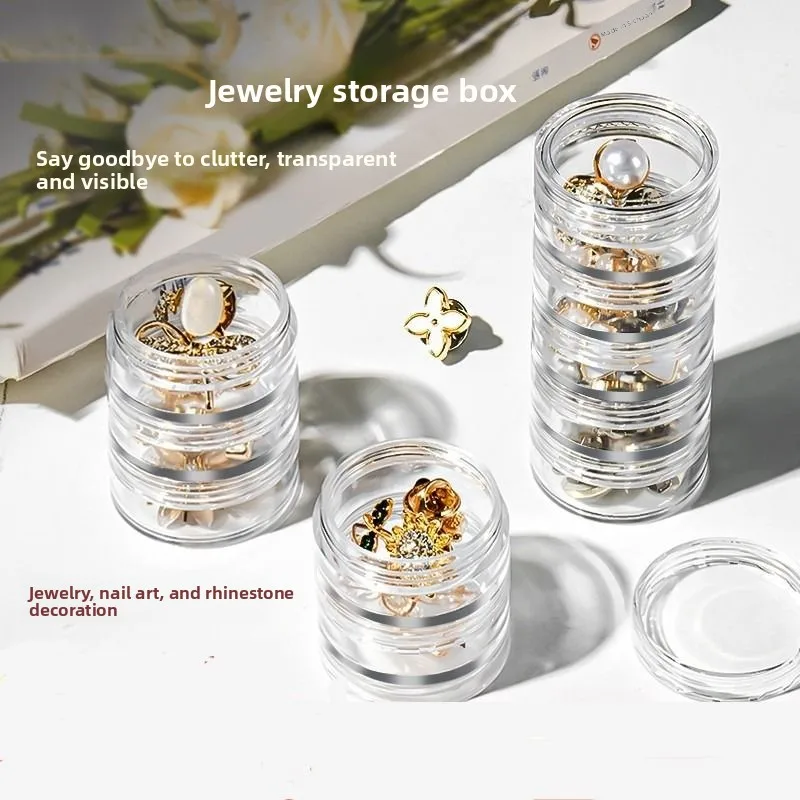 Portable Transparent Jewelry Storage Box Earring Nelace Organizer Anti-Oxidation Cosmetic Box round ape Simple Sle
Portable Transparent Jewelry Storage Box Earring Nelace Organizer Anti-Oxidation Cosmetic Box round ape Simple Sle