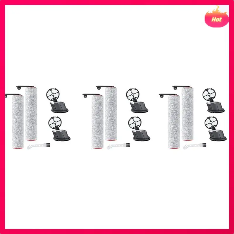 ABYP 3 комплекта для Dreame H14 Pro/H20 Ultra/H30 Ultra H13 Pro, скребок для пола, пылесос, роликовая щетка, фильтры Hepa
ABYP 3 комплекта для Dreame H14 Pro/H20 Ultra/H30 Ultra H13 Pro, скребок для пола, пылесос, роликовая щетка, фильтры Hepa