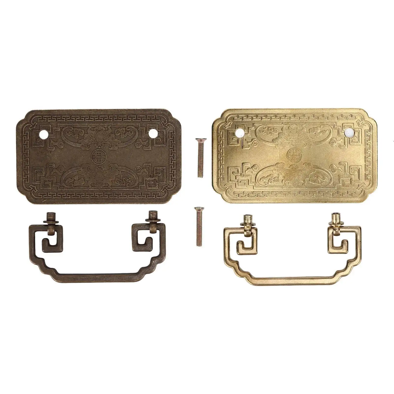 Vintage Drawer Pulls Chinese Antique Pure Copper Handle Exquisite Workmanship With 2 Screws Cabinets For Cabinet
Vintage Drawer Pulls Chinese Antique Pure Copper Handle Exquisite Workmanship With 2 Screws Cabinets For Cabinet