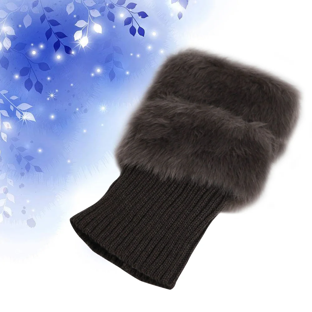 Faux Boot Covers Women Warm Leg Warmers Dark Gray Short Wool Shoes Set For Winter Holiday Female Anklets Soft Socks
Faux Boot Covers Women Warm Leg Warmers Dark Gray Short Wool Shoes Set For Winter Holiday Female Anklets Soft Socks