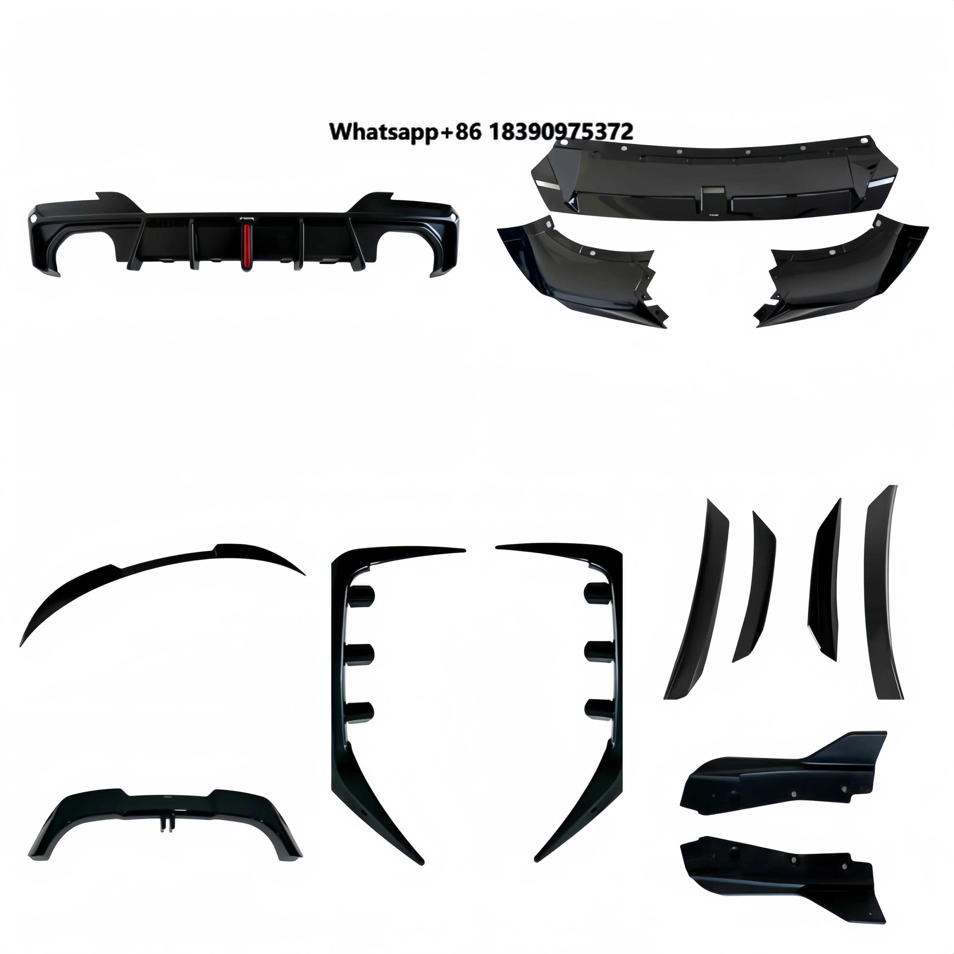 Body Kit for G01 G08 2022 2023 2024 Gloss Black Front Lip Rear Diffuser Side Skirts Spoiler Wing Trim Tuning
Body Kit for G01 G08 2022 2023 2024 Gloss Black Front Lip Rear Diffuser Side Skirts Spoiler Wing Trim Tuning