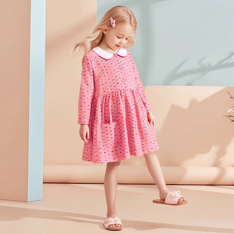 Little maven Girls Long Sleeve Dress Cute Peter Pan Collar Baby Girls Party Dress Kids Clothes Crown Print Princess Dress Pink
Little maven Girls Long Sleeve Dress Cute Peter Pan Collar Baby Girls Party Dress Kids Clothes Crown Print Princess Dress Pink