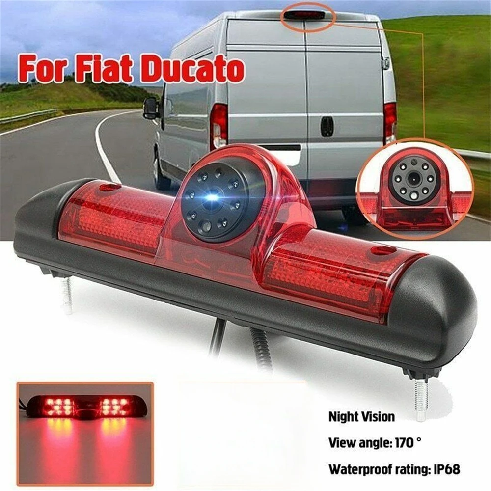 170degree car 3rd stop light waterproof rear view camera night vision reversing 12V for Fiat Ducato Peugeot Boxer Citroen Jumper
170degree car 3rd stop light waterproof rear view camera night vision reversing 12V for Fiat Ducato Peugeot Boxer Citroen Jumper