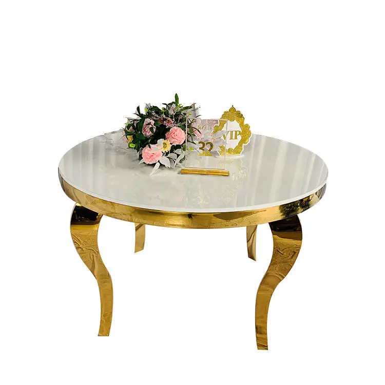 xx-Wedding Furniture Stainless Steel Round Table Luxury Event Dining Room Gold Round Table for Sale^
xx-Wedding Furniture Stainless Steel Round Table Luxury Event Dining Room Gold Round Table for Sale^