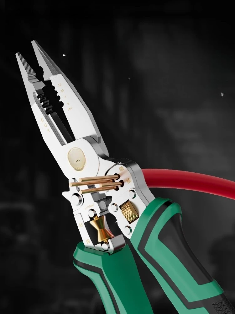 New industrial grade ten in one multifunctional wire stripping pliers for electricians
New industrial grade ten in one multifunctional wire stripping pliers for electricians