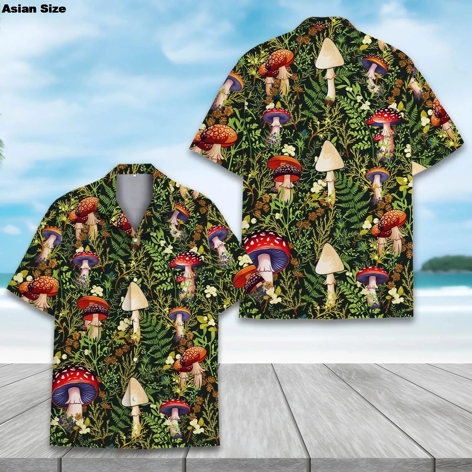 Colorful Mushroom 3d Print Hawaiian Shirt Men 2025 Vacation Shirts Button Lapel Short Sleeve Street Beach Aloha Shirt Clothing
Colorful Mushroom 3d Print Hawaiian Shirt Men 2025 Vacation Shirts Button Lapel Short Sleeve Street Beach Aloha Shirt Clothing