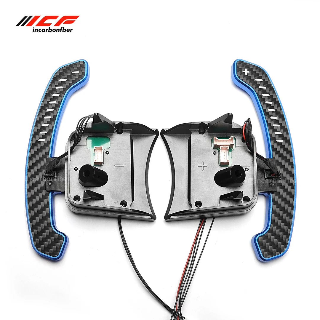 ICF Carbon Fiber LED Magnetic Paddle Shifters For Fiat 500 Abarth 595 695 2015-2024 APP Control RPM Response LED
ICF Carbon Fiber LED Magnetic Paddle Shifters For Fiat 500 Abarth 595 695 2015-2024 APP Control RPM Response LED