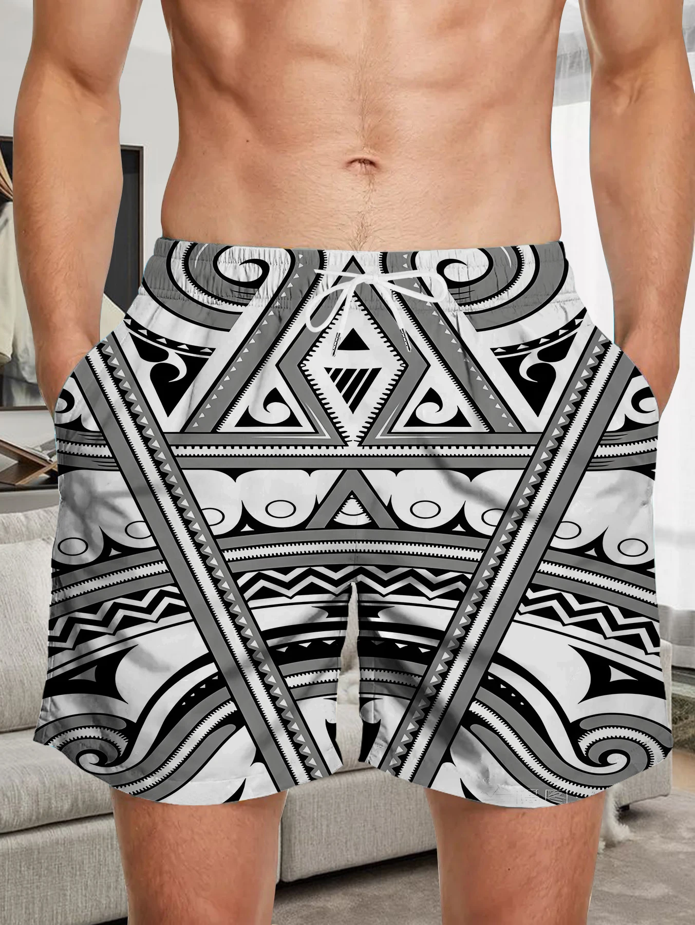 Daily Wear Full Print Shorts Men Digital Printing Anti-wrinkle Polyester Trunks
Daily Wear Full Print Shorts Men Digital Printing Anti-wrinkle Polyester Trunks