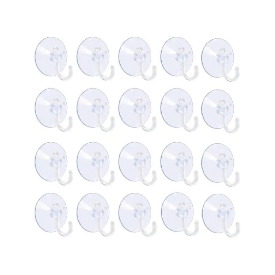 20 Packs Suction Cups 1.2 Inch Clear Sucker Pads With Hooks For Glass Home Organization Dration, 26168313
20 Packs Suction Cups 1.2 Inch Clear Sucker Pads With Hooks For Glass Home Organization Dration, 26168313