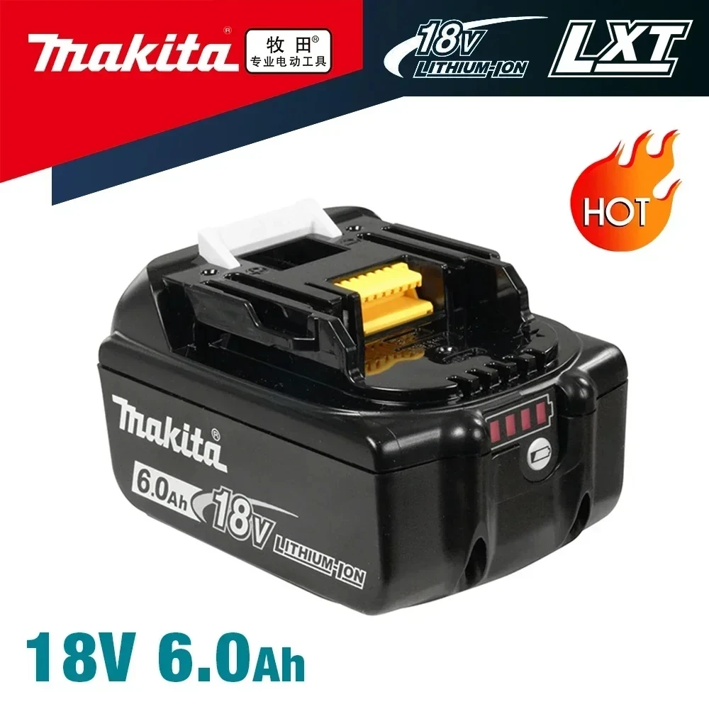 Original Makita 18V 5.0Ah 6.0Ah Rechargeable Battery, for Makita Tool BL1830B BL1840 BL1840B BL1850 BL1850B 18650 18V Battery
Original Makita 18V 5.0Ah 6.0Ah Rechargeable Battery, for Makita Tool BL1830B BL1840 BL1840B BL1850 BL1850B 18650 18V Battery