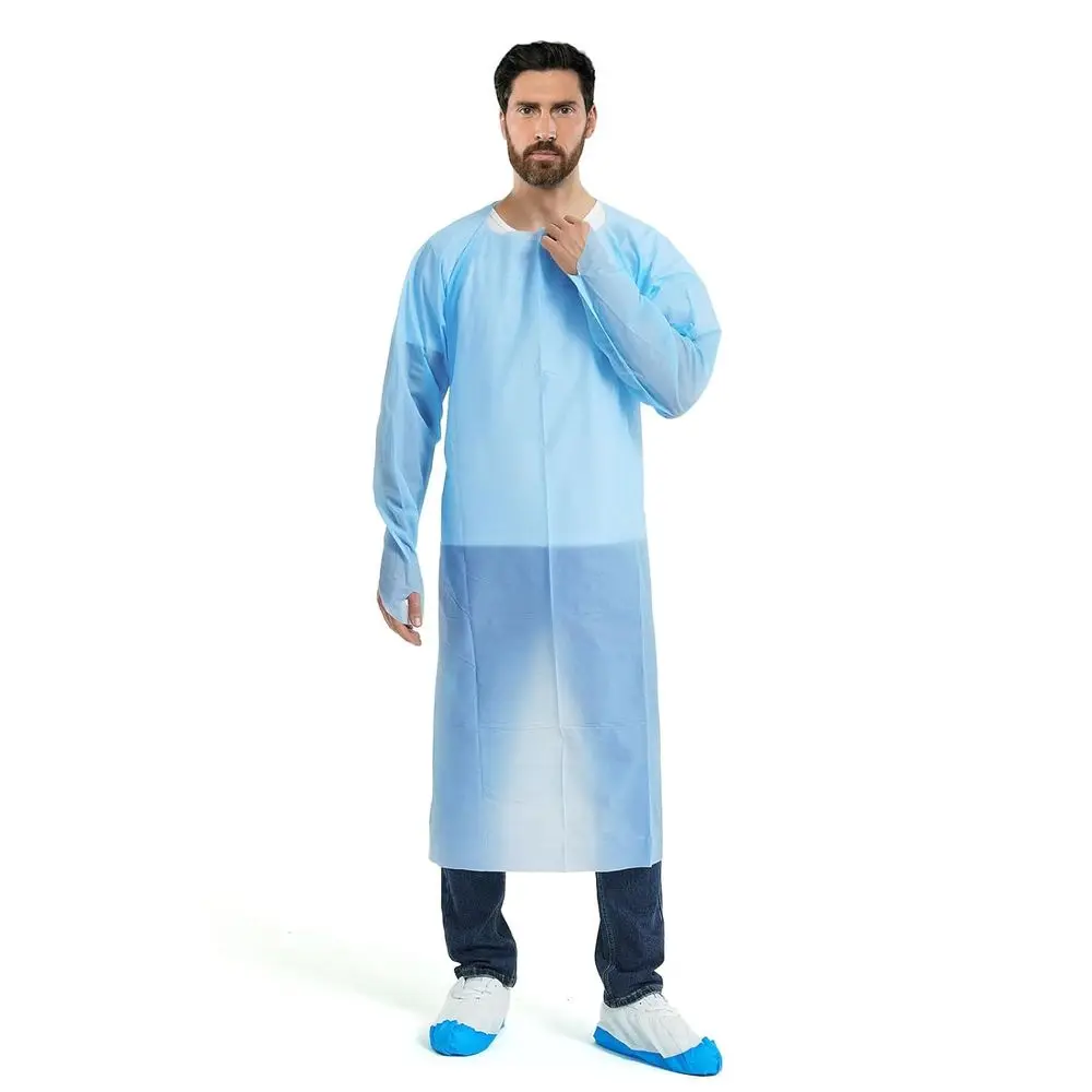 10 Pcs Dental Disposable Ition Aprons | PPE Disposable Medical Gowns with Thumb Loops Back Coverage Double Tie Closure | One Siz
10 Pcs Dental Disposable Ition Aprons | PPE Disposable Medical Gowns with Thumb Loops Back Coverage Double Tie Closure | One Siz