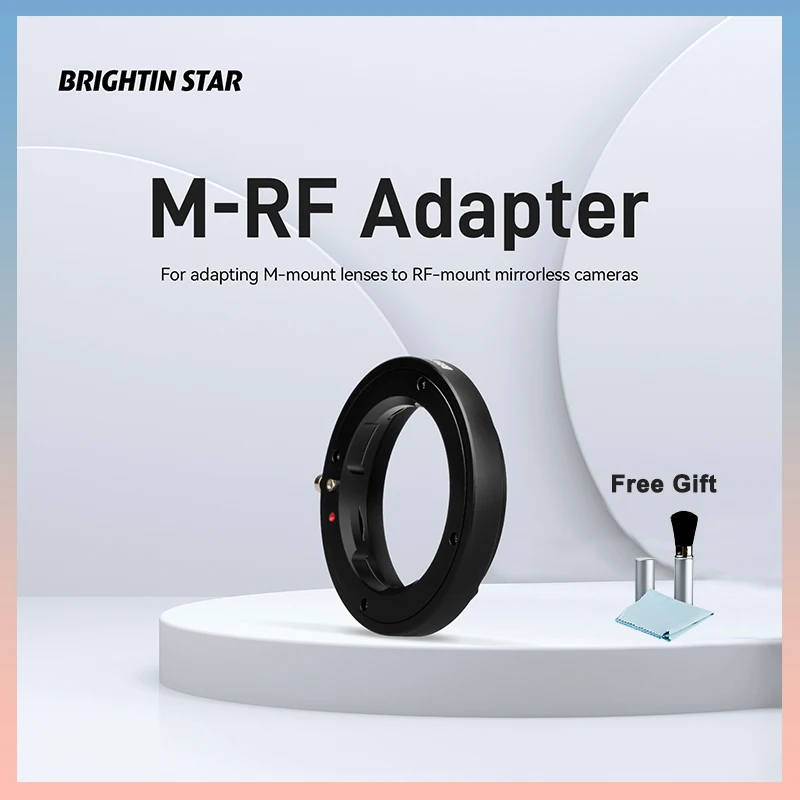 Переходное кольцо для объектива камеры Brightin Star LM-R для объектива камеры Leica M Mount Lens to Canon EOS R RF Mount Camera RP R6 R7 R6II R8 R10
Переходное кольцо для объектива камеры Brightin Star LM-R для объектива камеры Leica M Mount Lens to Canon EOS R RF Mount Camera RP R6 R7 R6II R8 R10