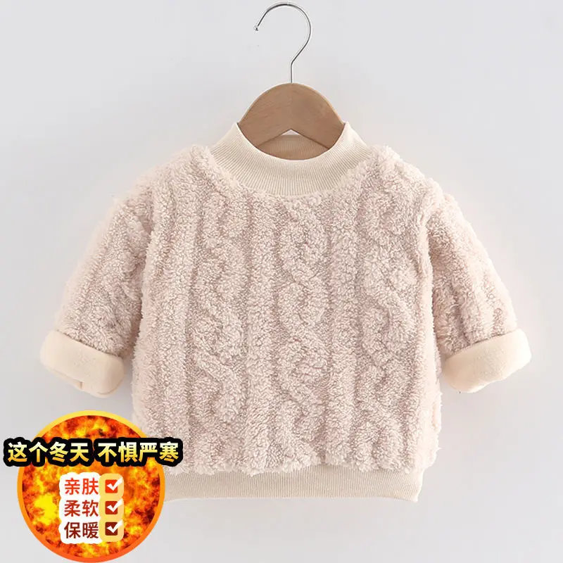 Children's Autumn and Winter Fleece Pullovers 2022 New Girls' Three-layer Solid Color Tops Boys' Baby Warm Sweaters Trend
Children's Autumn and Winter Fleece Pullovers 2022 New Girls' Three-layer Solid Color Tops Boys' Baby Warm Sweaters Trend