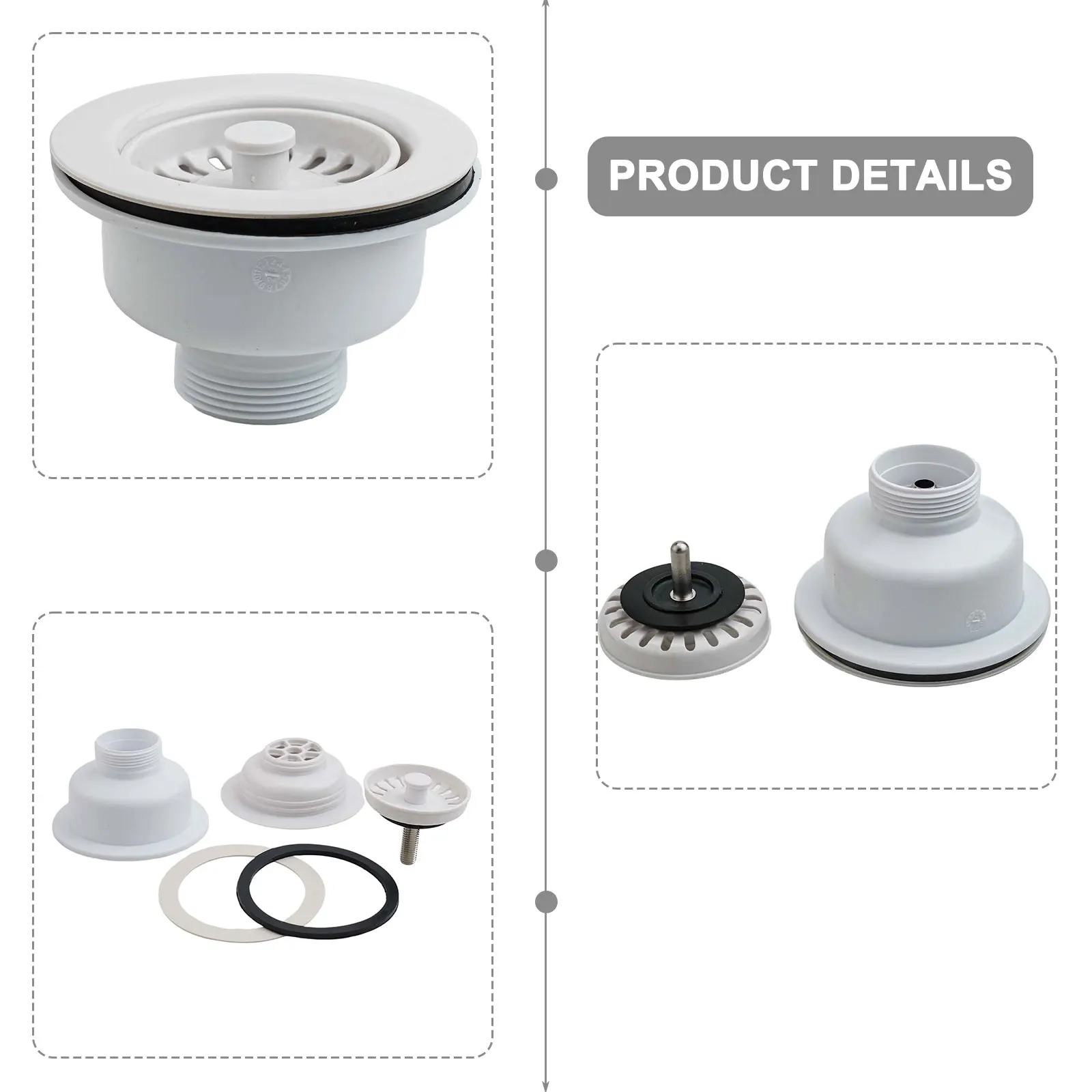 Drain Strainer Sink Strainer Floor Drain Hair Catcher Kitchen Sink Stainless Steel Anti Clogging Bathroom Basin
Drain Strainer Sink Strainer Floor Drain Hair Catcher Kitchen Sink Stainless Steel Anti Clogging Bathroom Basin