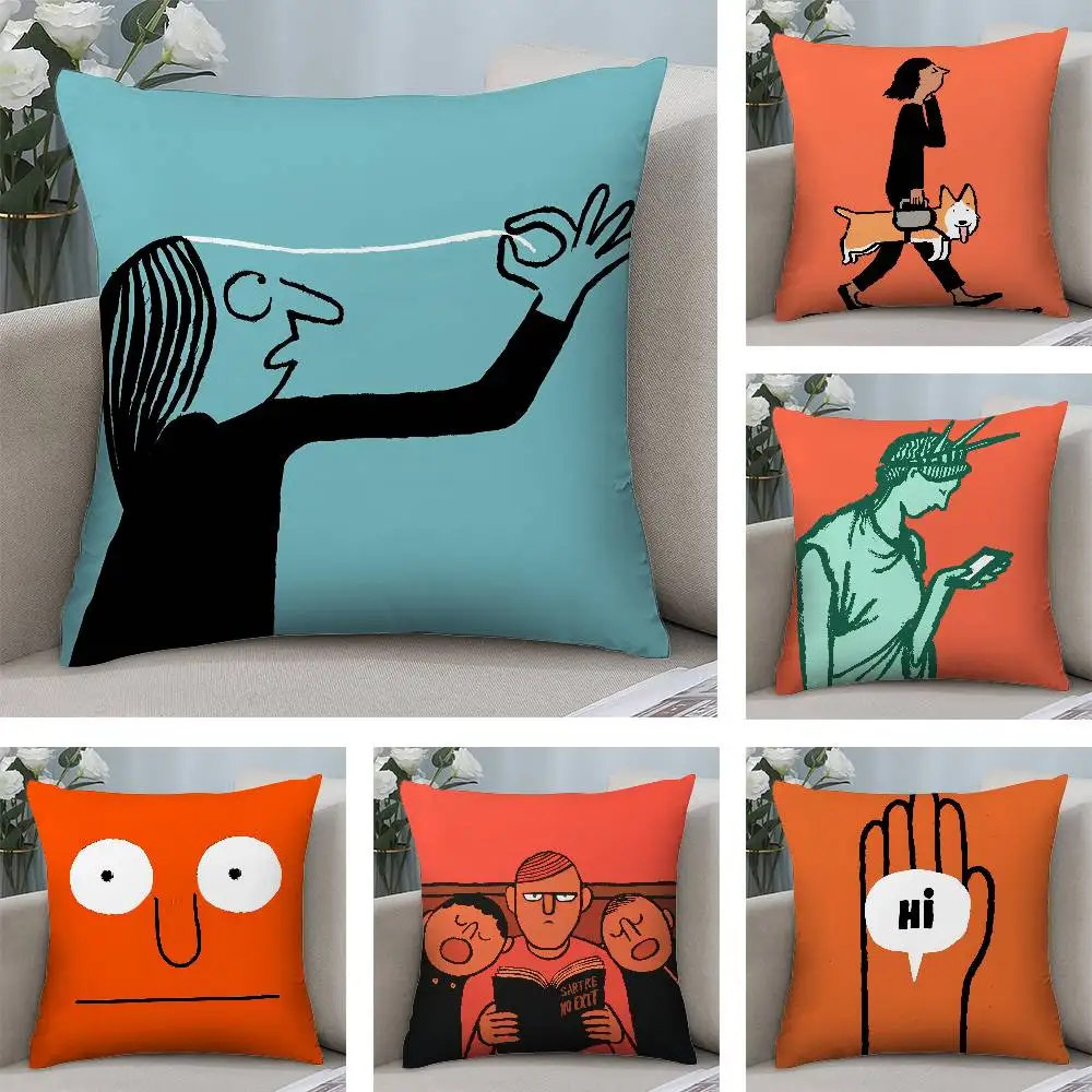 Aesthetic Art J-Jean-Jullien Pillow Case Plush Fabric Soft Pillowcase Double Sided Print Cushion Cover Household Gifts
Aesthetic Art J-Jean-Jullien Pillow Case Plush Fabric Soft Pillowcase Double Sided Print Cushion Cover Household Gifts
