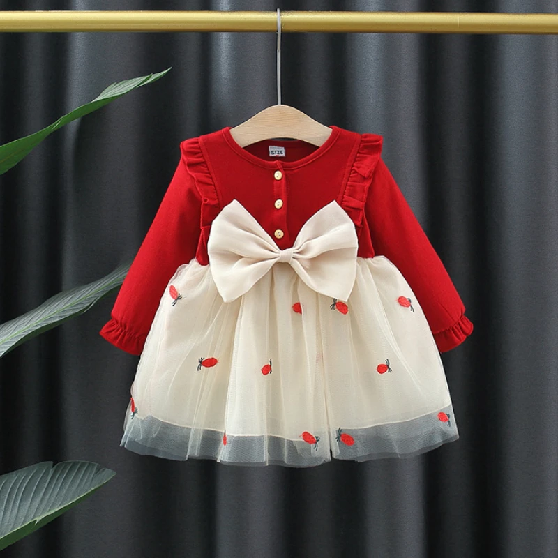 Newborn Baby Girl Birthday Party Princess Dress Long Sleeve Ruffle Tutu Lace Red Dress
Newborn Baby Girl Birthday Party Princess Dress Long Sleeve Ruffle Tutu Lace Red Dress