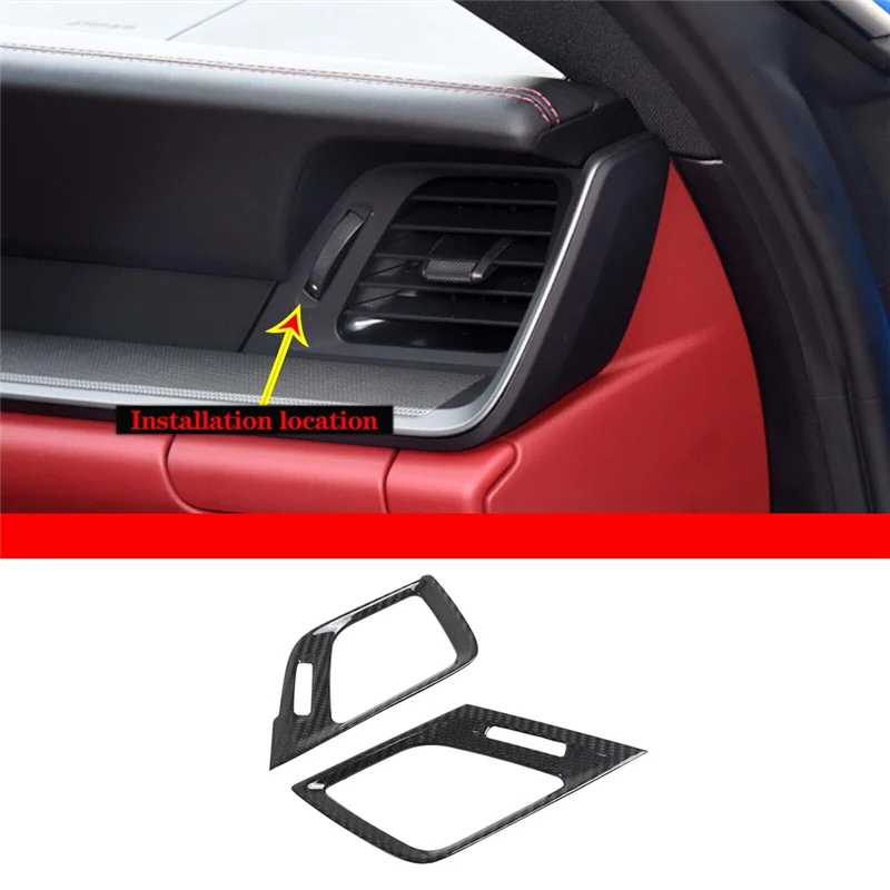 Для Porsche 911 2019 2020 2021 2022 из настоящего углеродного волокна, боковая крышка воздуховыпускного отверстия автомобиля, накладка, запасные части, аксессуары, детали
Для Porsche 911 2019 2020 2021 2022 из настоящего углеродного волокна, боковая крышка воздуховыпускного отверстия автомобиля, накладка, запасные части, аксессуары, детали