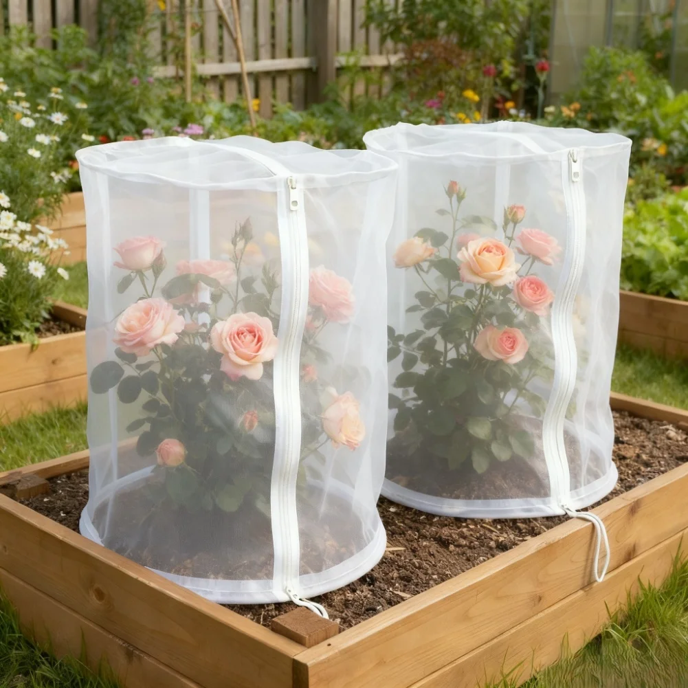 Reusable Dome Plant Covers 2 Pack with Zipper Access and Adjustable Drawstrings for Garden Plants Bird and Verm Protection
Reusable Dome Plant Covers 2 Pack with Zipper Access and Adjustable Drawstrings for Garden Plants Bird and Verm Protection
