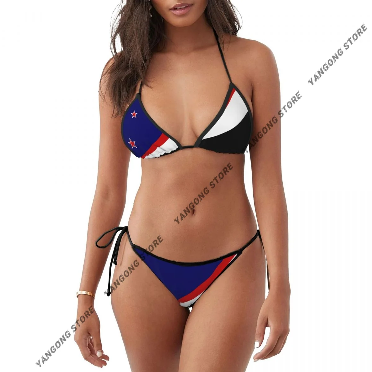 Woman Swimsuit Sexy Bikini Set Swimwear New Zealand Flag Land Of The Long White Cloud Traditional Blue Two Piece Bathing Suit
Woman Swimsuit Sexy Bikini Set Swimwear New Zealand Flag Land Of The Long White Cloud Traditional Blue Two Piece Bathing Suit