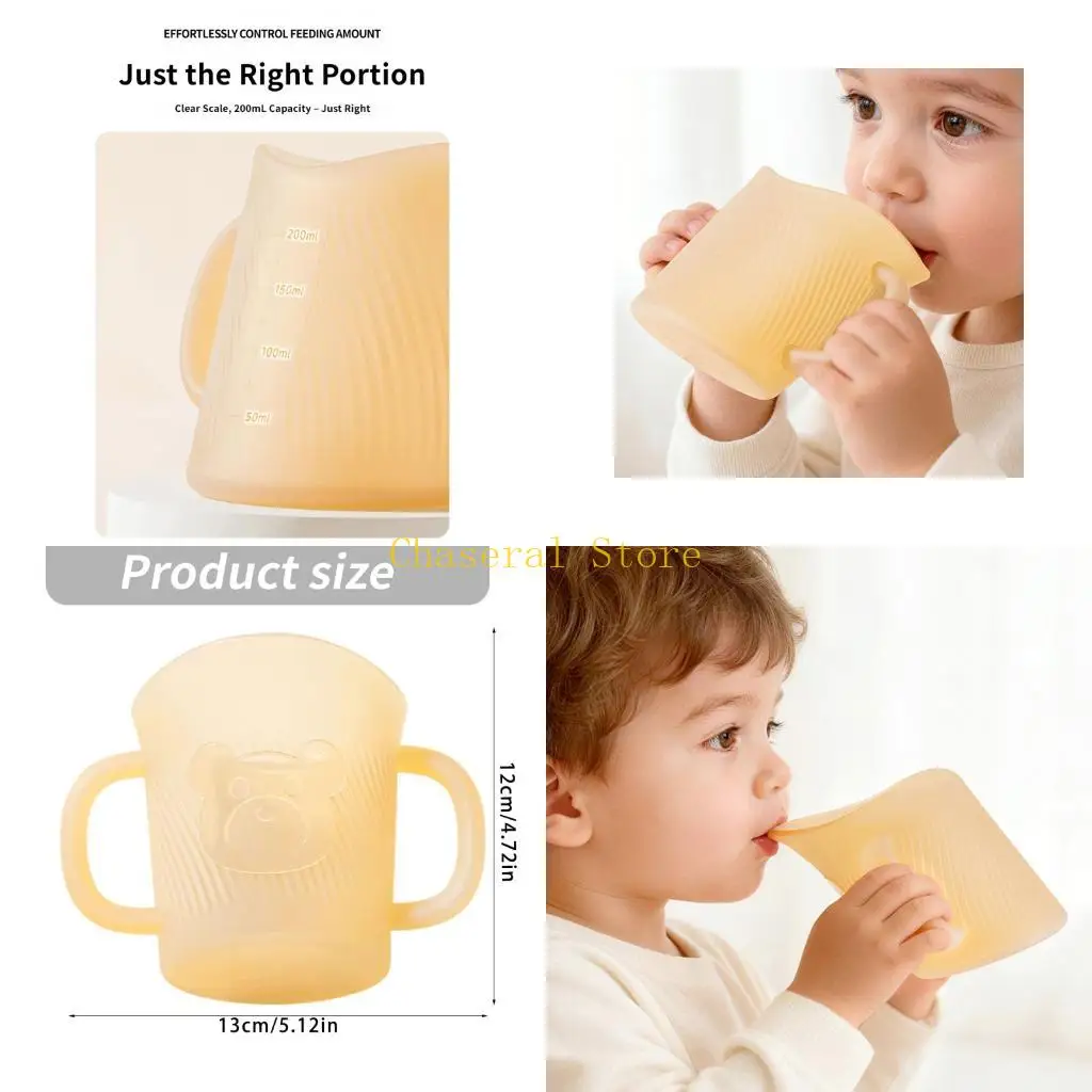 E7CE Baby Training Cup Silicone Angled Spout Cup For Smooth to Independent Drinking
E7CE Baby Training Cup Silicone Angled Spout Cup For Smooth to Independent Drinking