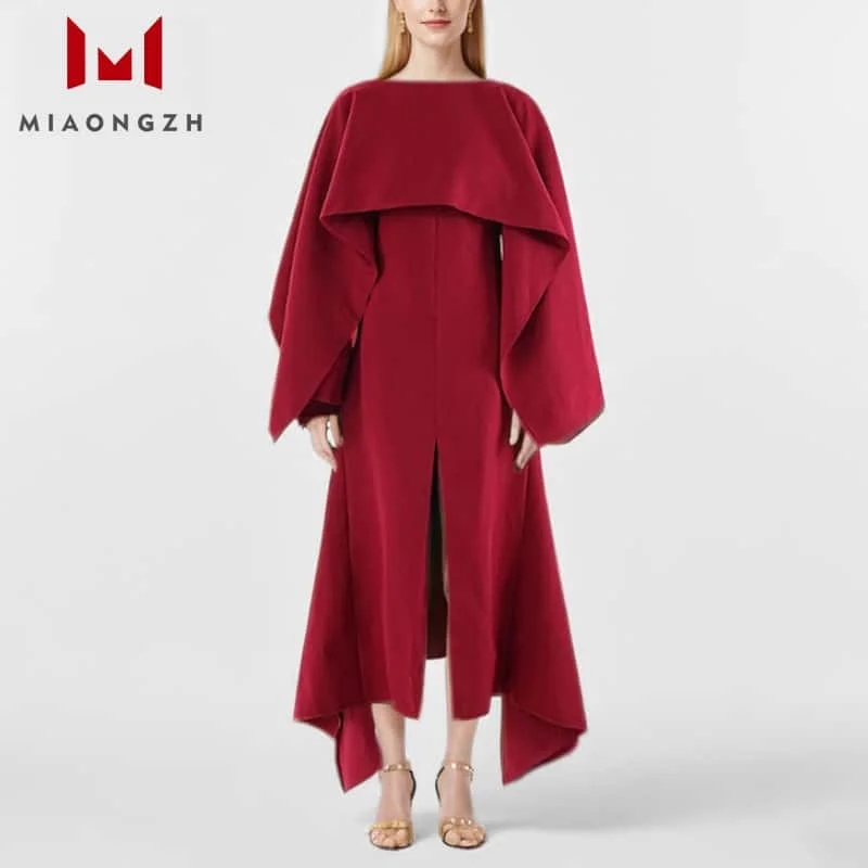 New Elegant Dresses For Women Slash Neck Shawl Long Sleeve Fashion Patchwork Irregular Design Female Slimming Evening Dress Chic
New Elegant Dresses For Women Slash Neck Shawl Long Sleeve Fashion Patchwork Irregular Design Female Slimming Evening Dress Chic
