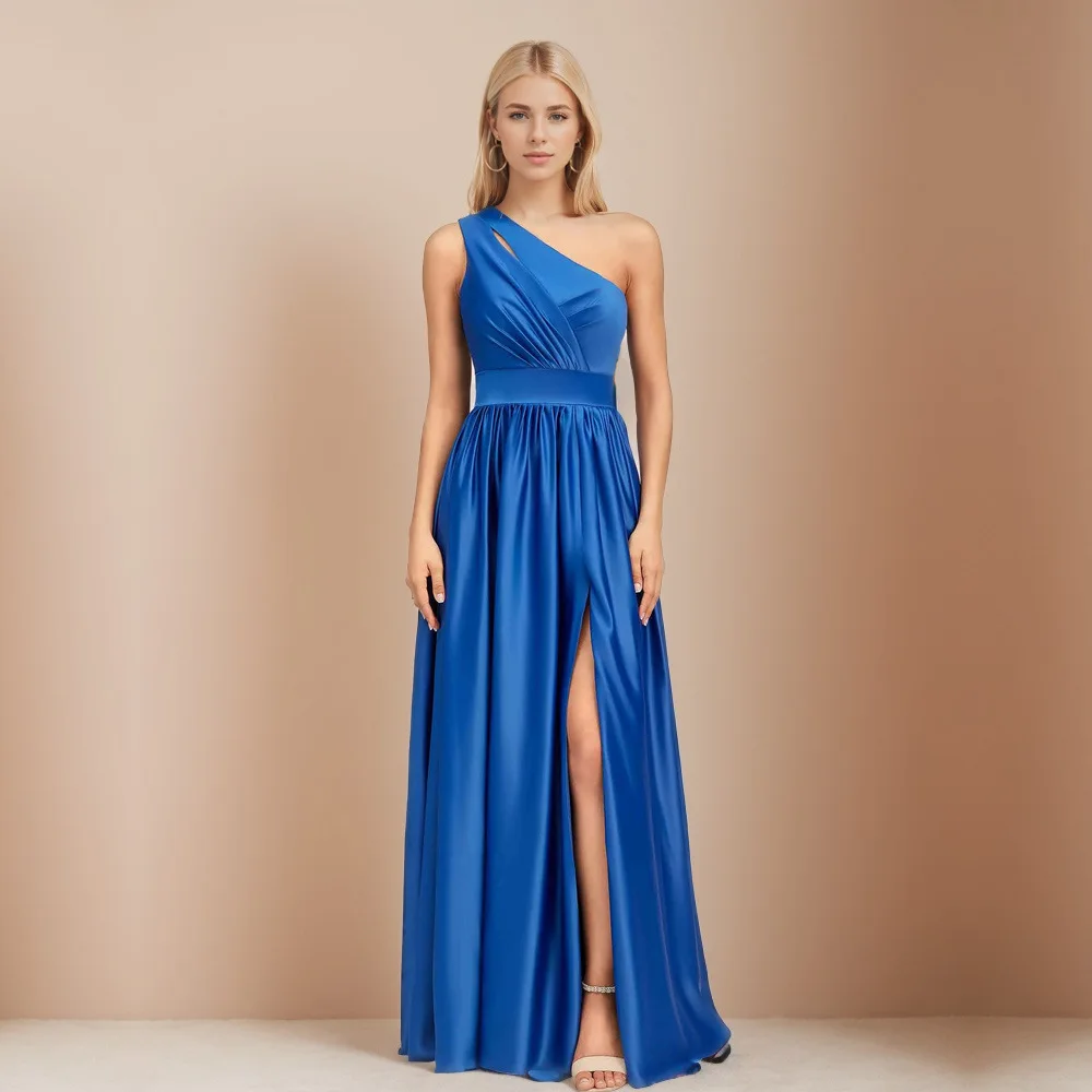 Bridesmaid dress long sexy split dress one-word shoulder soft satin ball formal evening dress party sexy temperament elegant hig
Bridesmaid dress long sexy split dress one-word shoulder soft satin ball formal evening dress party sexy temperament elegant hig