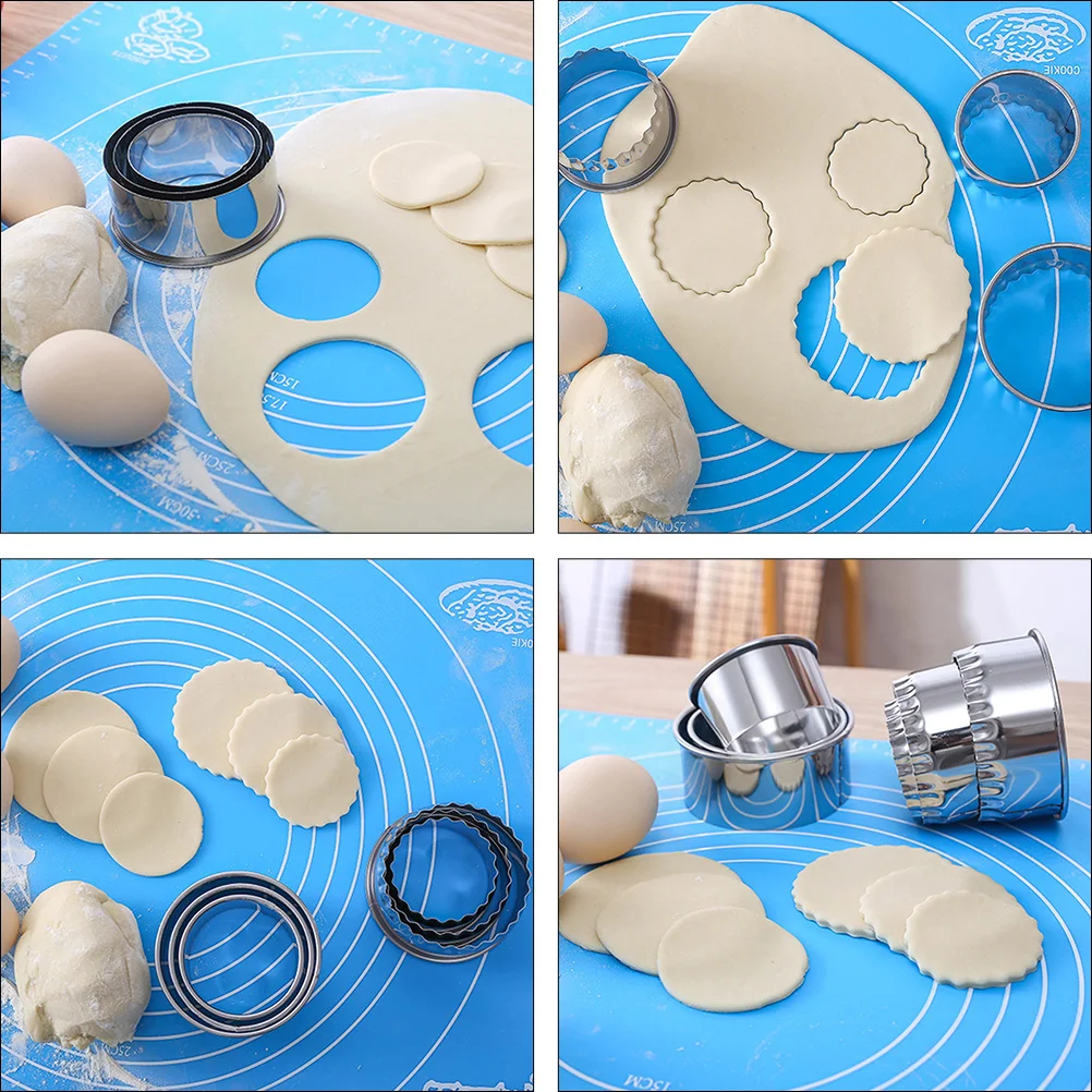 Stainless Steel 6Pcs Dumpling Wrapper Molds Set Creative Dumpling Wrapper Maker Kitchen Tools For Baking Pastry Equipment
Stainless Steel 6Pcs Dumpling Wrapper Molds Set Creative Dumpling Wrapper Maker Kitchen Tools For Baking Pastry Equipment