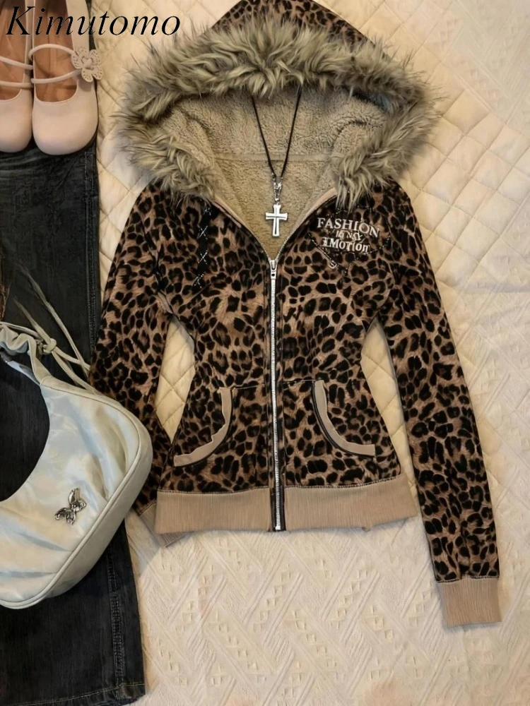 Kimutomo винтажные толстовки женские с леопардовым принтом и буквами осень-зима с карманами гранж готический Y2k куртки в стиле Харадзюку женский свитшот
Kimutomo винтажные толстовки женские с леопардовым принтом и буквами осень-зима с карманами гранж готический Y2k куртки в стиле Харадзюку женский свитшот