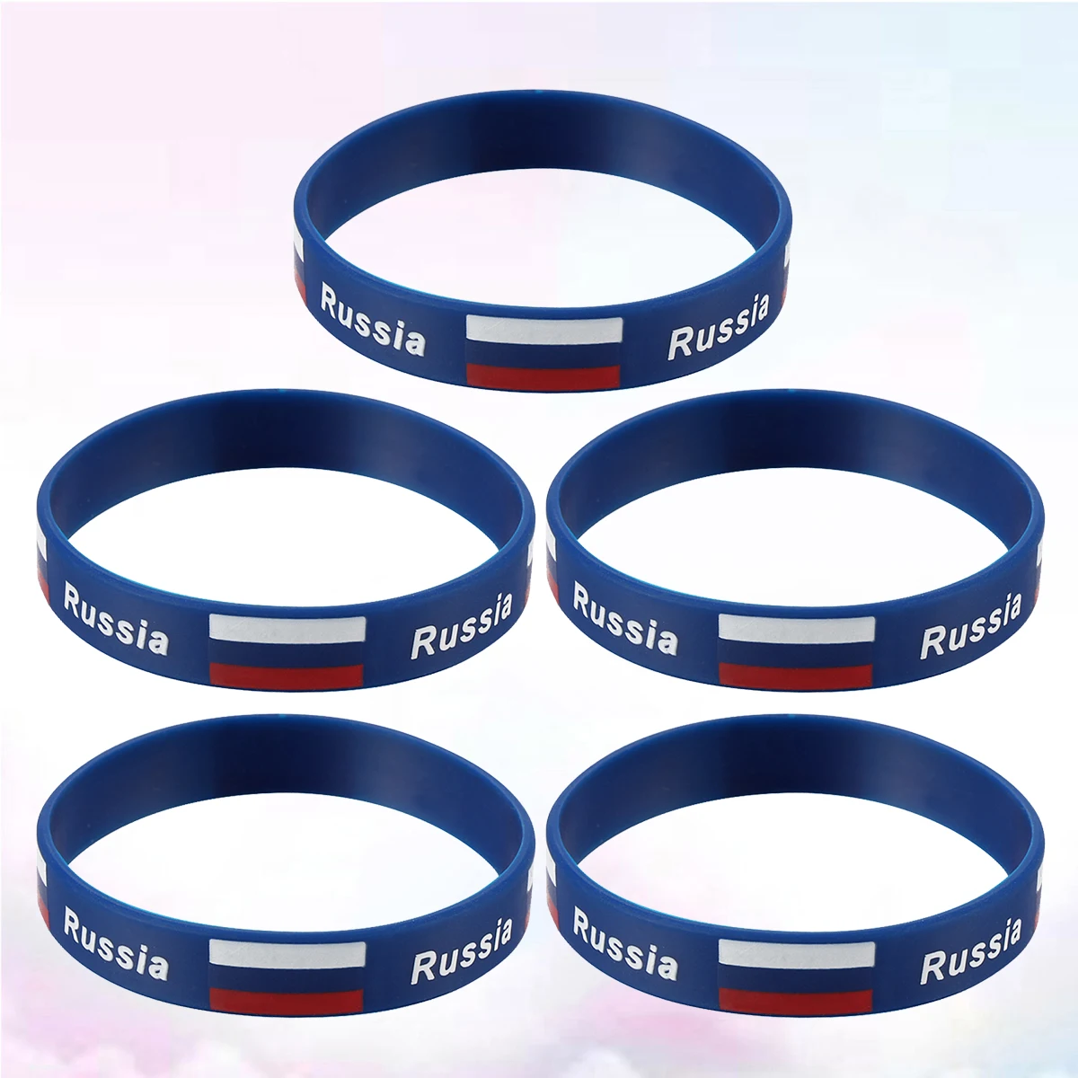 5pcs Silicone Wristband Australian Flag Printed Sports Bracelet Durable Soft Rubber Football Competitions Handband
5pcs Silicone Wristband Australian Flag Printed Sports Bracelet Durable Soft Rubber Football Competitions Handband
