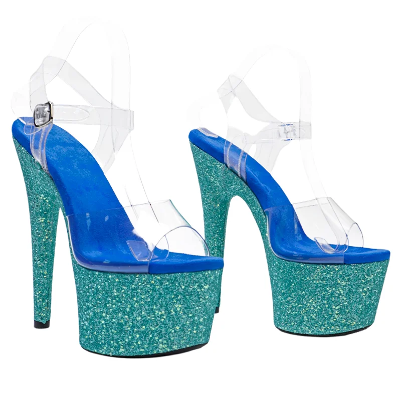 Leecabe17CM/7Inch PVC glitter cover Platform High Heels Sandals party stripper heel Pole Dancing Shoes
Leecabe17CM/7Inch PVC glitter cover Platform High Heels Sandals party stripper heel Pole Dancing Shoes
