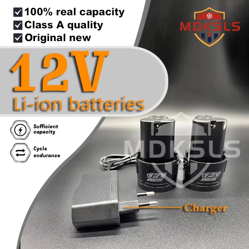 100%12V Universal High Capacity New Rechargeable Battery for electric screwdriver electric drill mini angle grinder power tools
100%12V Universal High Capacity New Rechargeable Battery for electric screwdriver electric drill mini angle grinder power tools