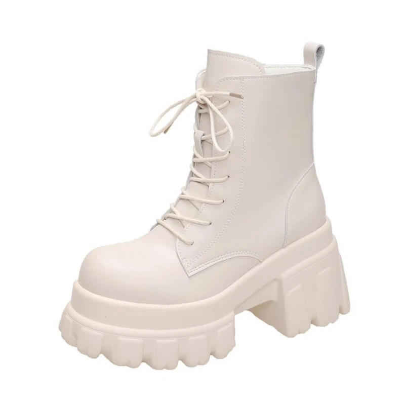 Осенние женские ботильоны на высокой платформе 9,5 см, зимние мотоциклетные ботинки на толстой подошве, женские короткие кожаные кроссовки на массивном металлическом каблуке
Осенние женские ботильоны на высокой платформе 9,5 см, зимние мотоциклетные ботинки на толстой подошве, женские короткие кожаные кроссовки на массивном металлическом каблуке