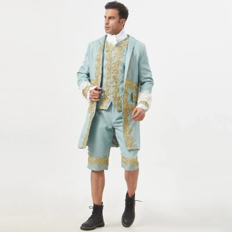 Royal Prince Cosplay Costume Stage Performance Set Medieval Vintage Outfits for Men Halloween Carnival Party and Themed Events
Royal Prince Cosplay Costume Stage Performance Set Medieval Vintage Outfits for Men Halloween Carnival Party and Themed Events