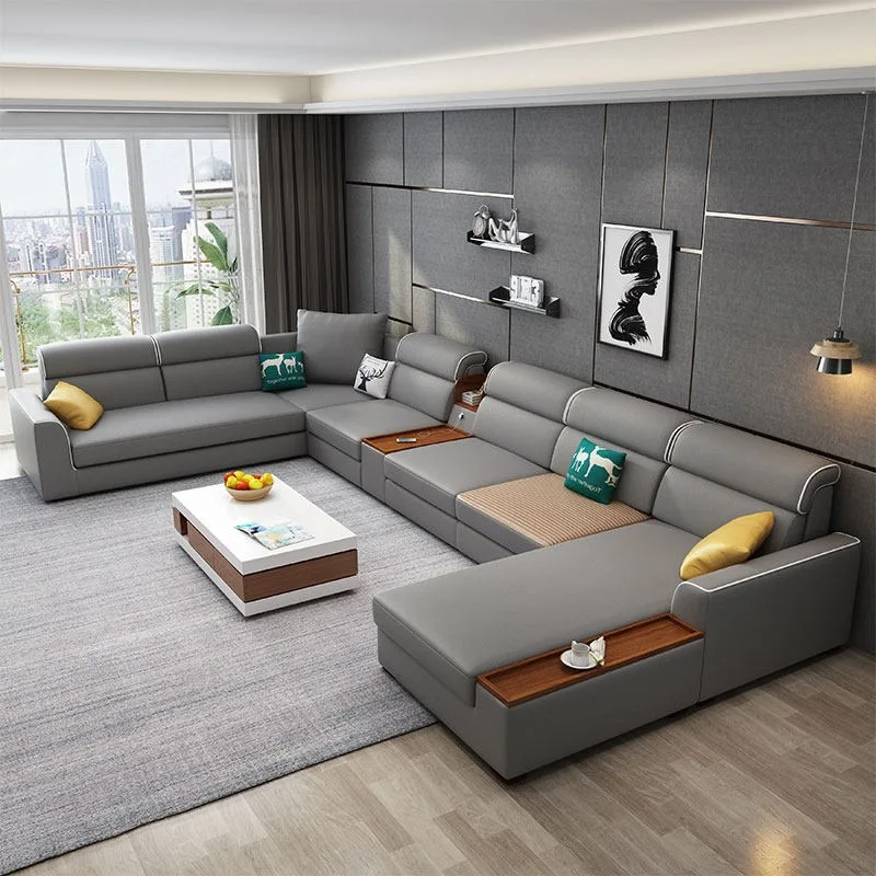 Large apartment fabric sofa modern simple three-person U-shaped winter and summer dual-purpose technology cloth sofa
Large apartment fabric sofa modern simple three-person U-shaped winter and summer dual-purpose technology cloth sofa