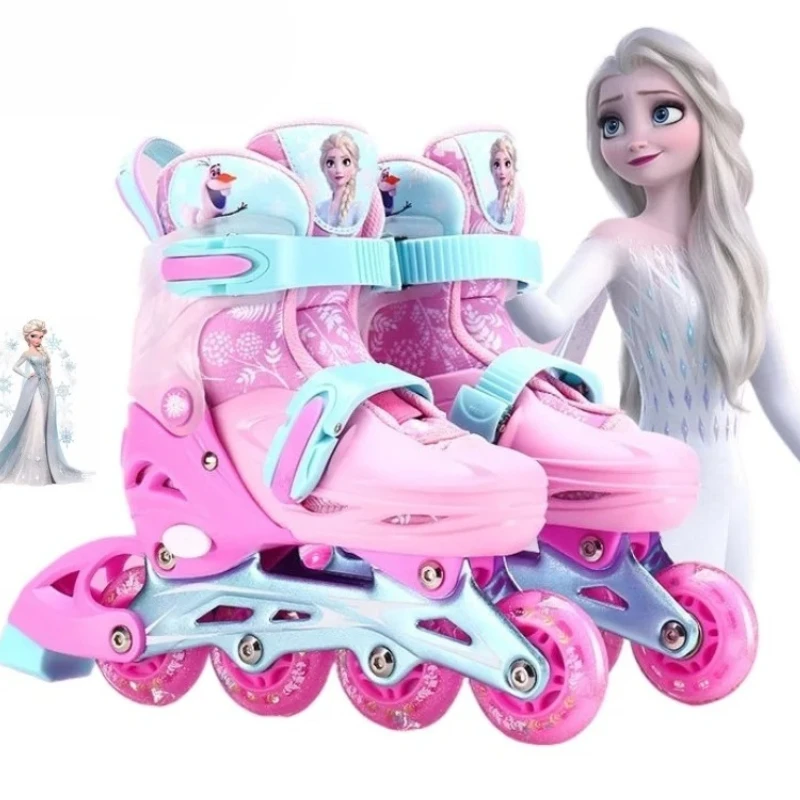 New Frozen Elsa Anna Snow White Movie Peripherals Cartoon Cute Kids Roller Skates are comfortable and adjustable Roller skates
New Frozen Elsa Anna Snow White Movie Peripherals Cartoon Cute Kids Roller Skates are comfortable and adjustable Roller skates