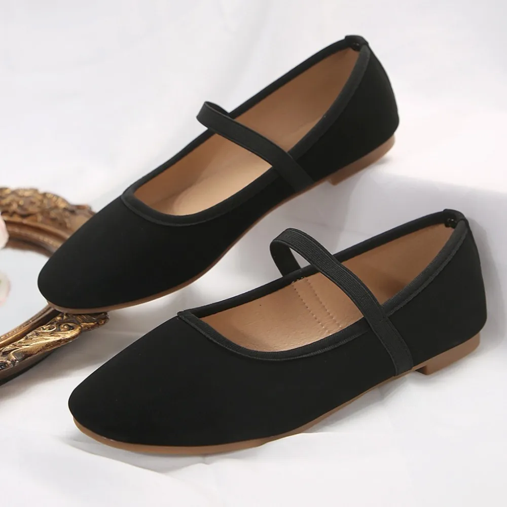 Mary Janes 2026 New Soft Soled Black Mary Jane Shoes Versatile Work Shoes Flat Shoes Women Flats
Mary Janes 2026 New Soft Soled Black Mary Jane Shoes Versatile Work Shoes Flat Shoes Women Flats