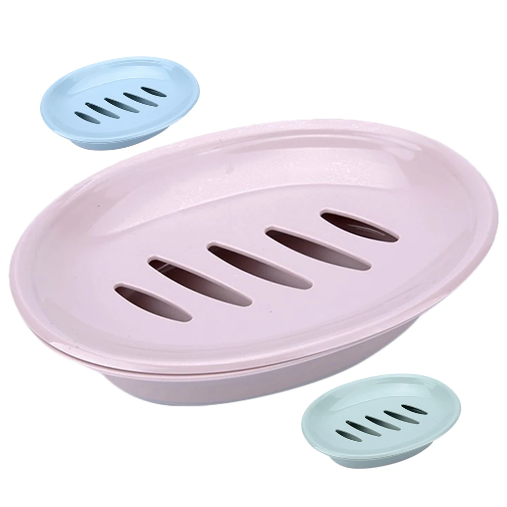 3 Pcs Soap Drain Tray Dish Decorative Holder PP Case Plastic Storage Box Self Draining Design Bathroom Supplies
3 Pcs Soap Drain Tray Dish Decorative Holder PP Case Plastic Storage Box Self Draining Design Bathroom Supplies