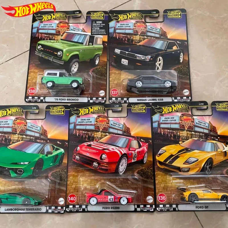 2025 Hot Wheels Premium Boulevard No.136-140 Die-Cast Cars Set - Ford Gt Lamborghini Nissan 1/64 Scale Model Collection Toy
2025 Hot Wheels Premium Boulevard No.136-140 Die-Cast Cars Set - Ford Gt Lamborghini Nissan 1/64 Scale Model Collection Toy