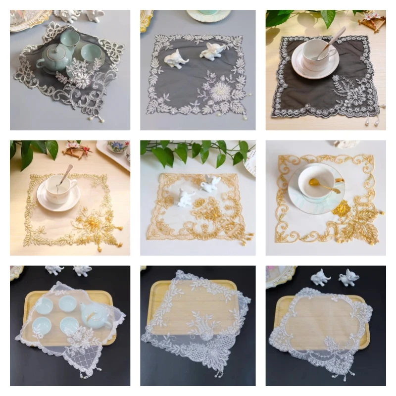 Square 28cm European style hand-nailed beads pendant table mat porch cabinet flower pot vase Bonsai pad cloth tea set decoration
Square 28cm European style hand-nailed beads pendant table mat porch cabinet flower pot vase Bonsai pad cloth tea set decoration