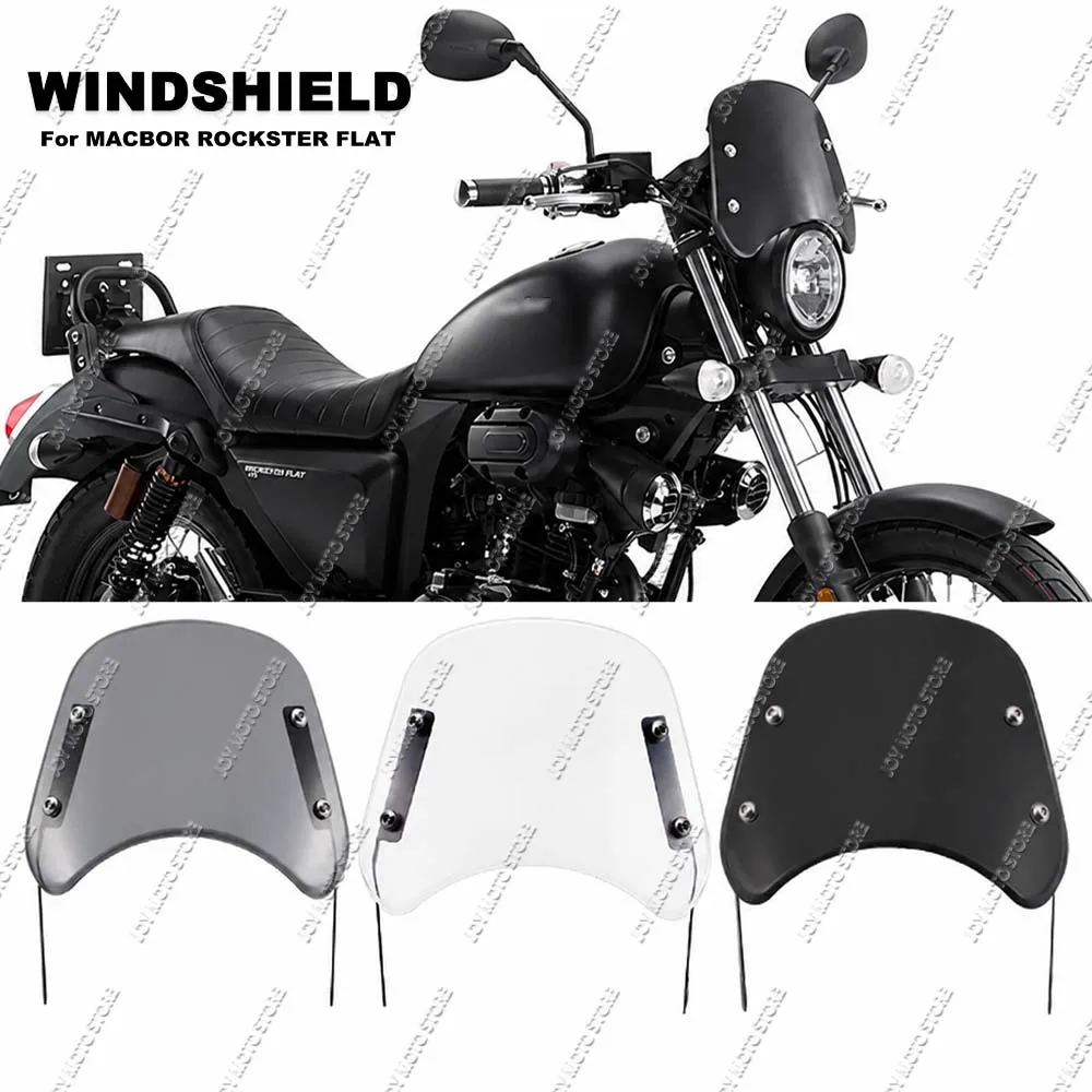 For Macbor Rockster Flat Motorcycle Universal Windscreen Windshield Covers Screen
For Macbor Rockster Flat Motorcycle Universal Windscreen Windshield Covers Screen