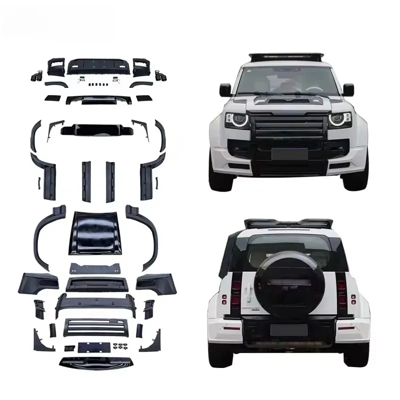 Car Bumper for 2020-2024Defender Upgrade Lu Man Wide Body Kits Hood Front Rear Bumper Fender Flare Diffuser
Car Bumper for 2020-2024Defender Upgrade Lu Man Wide Body Kits Hood Front Rear Bumper Fender Flare Diffuser