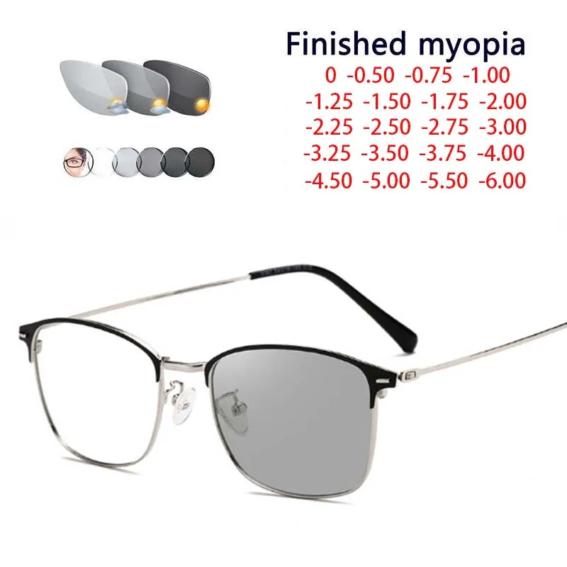Round&Square Metal Glasses Frame Women Men Unisex Myopic Optical Eyeglasses Photochromic Glasses Prescription -0.5 -1.0 To -5.0
Round&Square Metal Glasses Frame Women Men Unisex Myopic Optical Eyeglasses Photochromic Glasses Prescription -0.5 -1.0 To -5.0