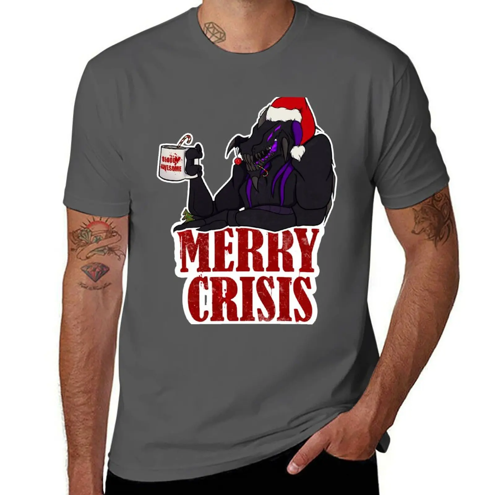 Festive Merry Crisis - Harlock Wishes T-Shirt anime t shirts for man t shirts for man cotton soft T-Shirt
Festive Merry Crisis - Harlock Wishes T-Shirt anime t shirts for man t shirts for man cotton soft T-Shirt