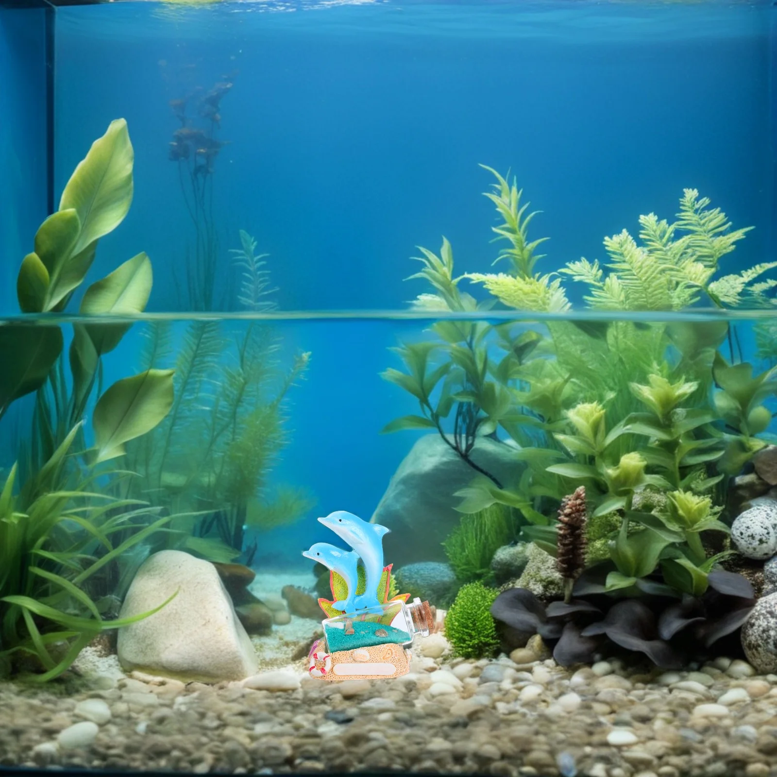 Marine Theme Decoration Fish Tank Decorations Dolphin Sculpture Resin Mini Vials with Cork Stopper
Marine Theme Decoration Fish Tank Decorations Dolphin Sculpture Resin Mini Vials with Cork Stopper
