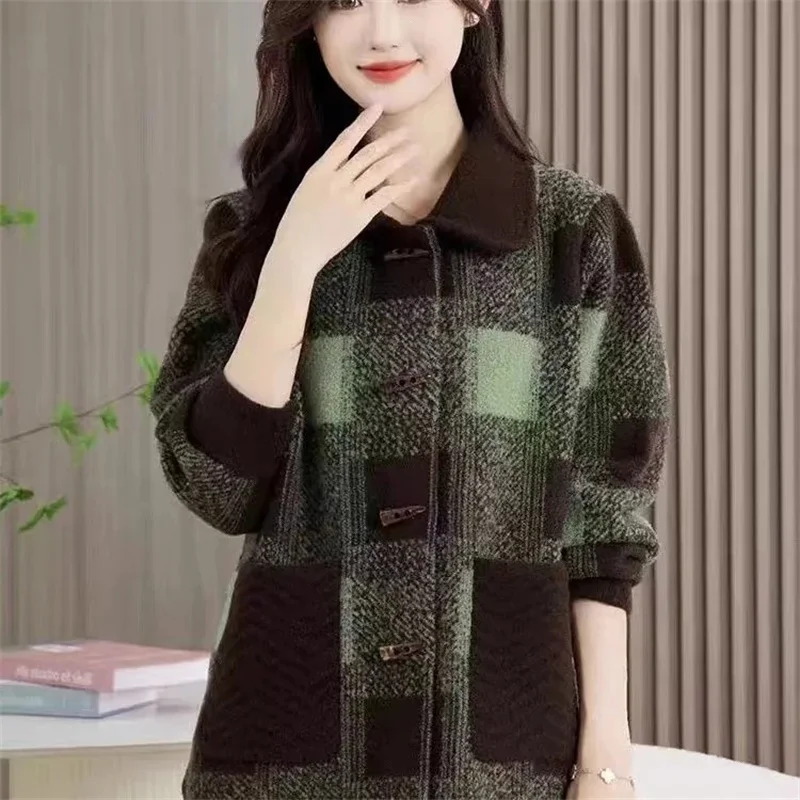 Double-Sided Wool Coat Ladies Autumn Winter 2025 New Knitwear Cardigan Women's Woolen Jacket Short Overwear Fashion Outcoat Tops
Double-Sided Wool Coat Ladies Autumn Winter 2025 New Knitwear Cardigan Women's Woolen Jacket Short Overwear Fashion Outcoat Tops