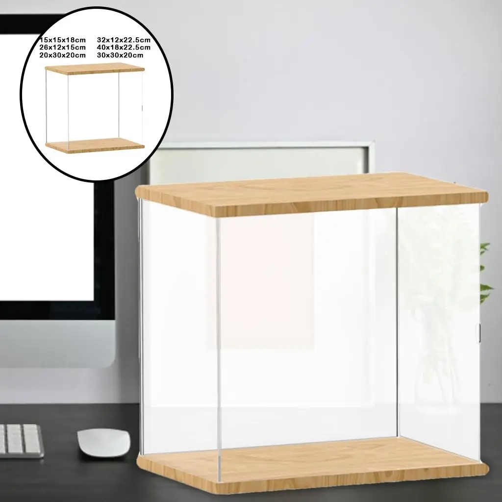 Clear Acrylic Display Case Countertop Box Stand, Dustproof for Action Figures Collectibles
Clear Acrylic Display Case Countertop Box Stand, Dustproof for Action Figures Collectibles