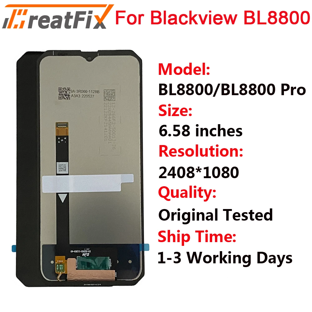 Для Blackview BL8800Pro ЖК-экран, ЖК-дисплей, преобразователь сенсорного экрана в сборе, ремонт, замена BL8800 BL 8800, ЖК-ЭКРАН
Для Blackview BL8800Pro ЖК-экран, ЖК-дисплей, преобразователь сенсорного экрана в сборе, ремонт, замена BL8800 BL 8800, ЖК-ЭКРАН